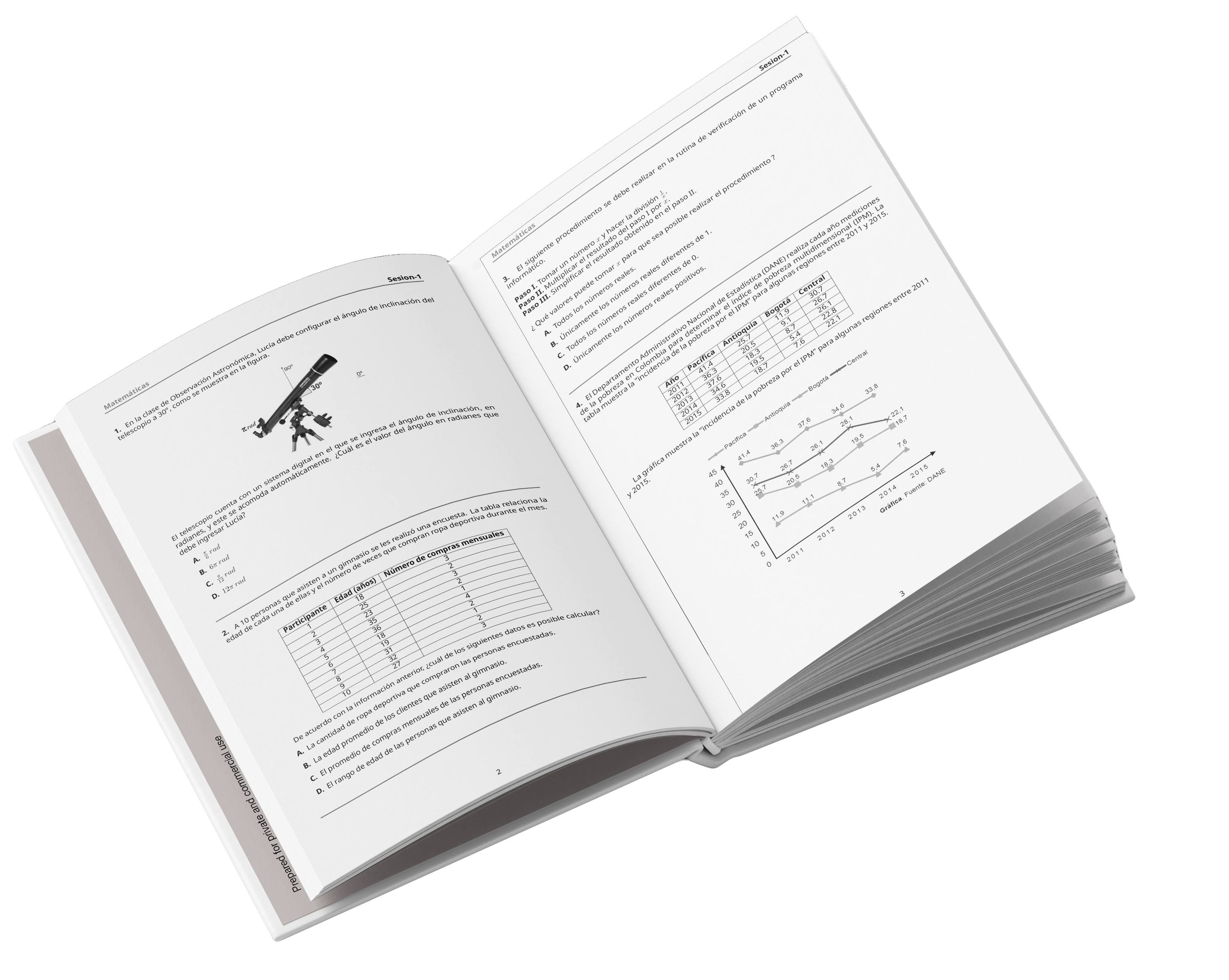 Ejemplo de un simulacro.